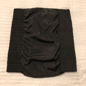 BB Dakota Ruched Black Skirt, Size S